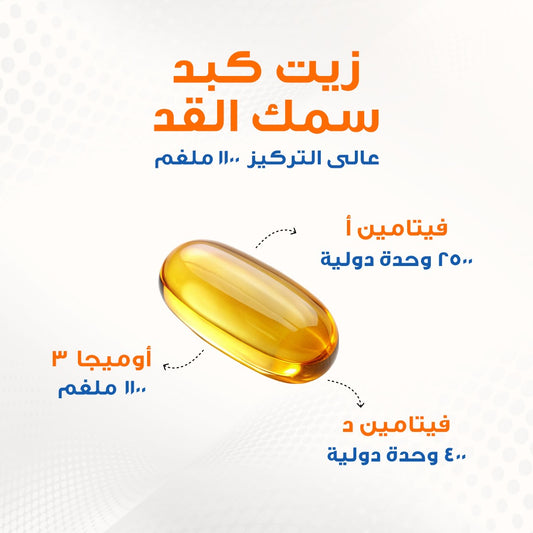 Holista Cod Liver Oil - 1100mg - 120 Softgels