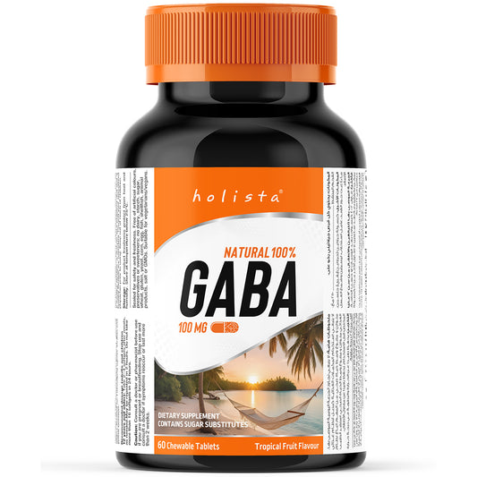 Holista Gaba 100 Mg 60 Chewable Tablets